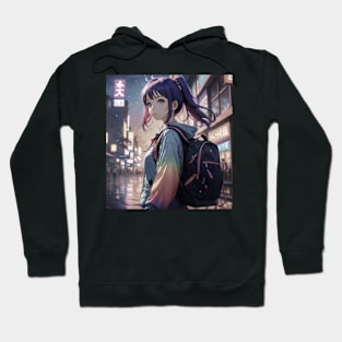 ANIME GIRL GO TO SCHOOL Hoodie